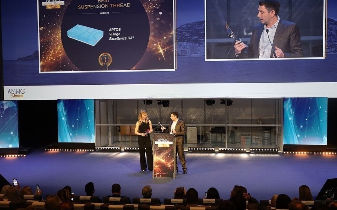 Premio al Mejor Hilo del Año “APTOS Visage Excellence HA” en el Congreso de Mónaco 2022