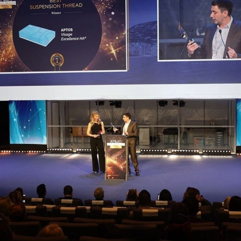 Premio mejor hilo Congreso Mónaco AMWC 2022 Hilo Aptos Excellence Visage HA 2